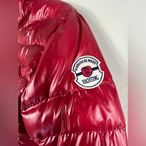 Giorgio Di Mare Red Puffer Jacket - Picture 5 of 6